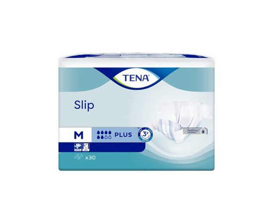 Подгузники для взрослых Tena Slip Plus Medium 30 шт (7322541118871), изображение 2 Подгузники для взрослых Tena Slip Plus Medium 30 шт (7322541118871), изображение 2