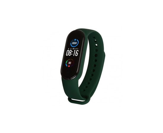 Ремінець до фітнес браслета Armorstandart для Xiaomi Mi Band 7/6/5 Dark Green (ARM60988)