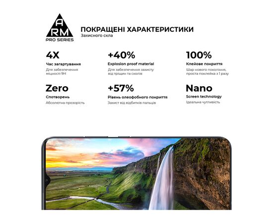 Стекло защитное Armorstandart Pro Realme C21Y / C25Y Black (ARM60629), изображение 5 Стекло защитное Armorstandart Pro Realme C21Y / C25Y Black (ARM60629), изображение 5