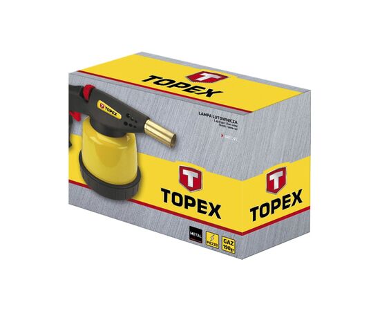 Газовый паяльник Topex джпьезоноджог, 20 мл, картридж 190 г (44E141), изображение 2 Газовый паяльник Topex джпьезоноджог, 20 мл, картридж 190 г (44E141), изображение 2