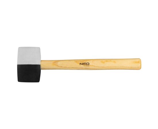 Киянка Neo Tools резиновая, 450г, рукоятка деревянная (25-067)