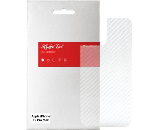 Плівка захисна Armorstandart back side Apple iPhone 12 Pro Max Carbone Transparent (ARM61073)