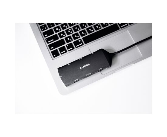 Концентратор Canyon 8-in-1 USB-C (CNS-TDS15), изображение 5 Концентратор Canyon 8-in-1 USB-C (CNS-TDS15), изображение 5