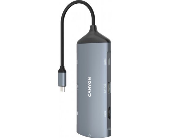 Концентратор Canyon 8-in-1 USB-C (CNS-TDS15)
