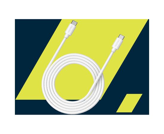 Дата кабель USB-C to USB-C 2.0m 100W 20V/ 5A white Canyon (CNS-USBC12W), изображение 3 Дата кабель USB-C to USB-C 2.0m 100W 20V/ 5A white Canyon (CNS-USBC12W), изображение 3