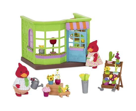 Игровой набор Li'l Woodzeez Цветочный магазин, маленький (WZ6621Z), изображение 4 Игровой набор Li'l Woodzeez Цветочный магазин, маленький (WZ6621Z), изображение 4