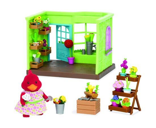Игровой набор Li'l Woodzeez Цветочный магазин, маленький (WZ6621Z), изображение 5 Игровой набор Li'l Woodzeez Цветочный магазин, маленький (WZ6621Z), изображение 5