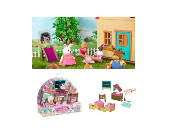 Игровой набор Li'l Woodzeez Класс и игровая площадка (WZ6764Z), изображение 2 Игровой набор Li'l Woodzeez Класс и игровая площадка (WZ6764Z), изображение 2