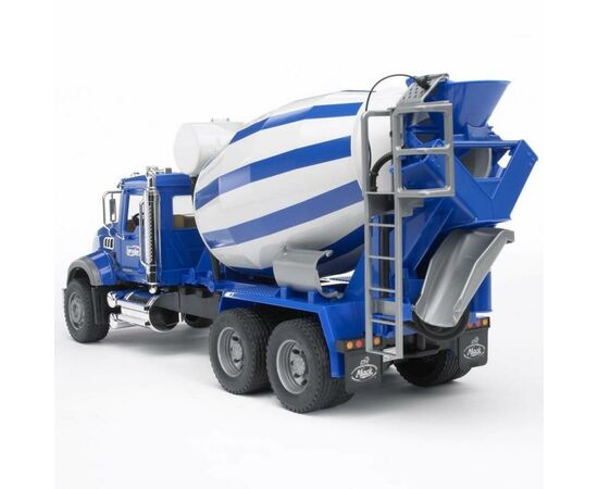 Спецтехніка Bruder бетоновіз Bruder Mack Granite М1:16 Сині (02814), зображення 6 Спецтехніка Bruder бетоновіз Bruder Mack Granite М1:16 Сині (02814), зображення 6