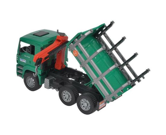 Спецтехника Bruder MAN перевозчик брёвен с краном-погрузчиком 1:16 (02769), изображение 5 Спецтехника Bruder MAN перевозчик брёвен с краном-погрузчиком 1:16 (02769), изображение 5