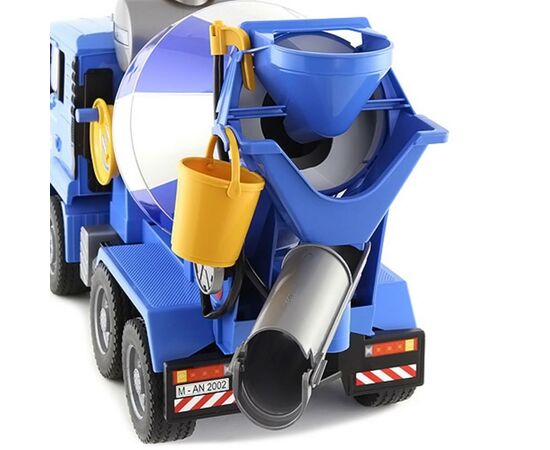 Спецтехника Bruder Бетоновоз MAN TGA Синий (02744), изображение 3 Спецтехника Bruder Бетоновоз MAN TGA Синий (02744), изображение 3