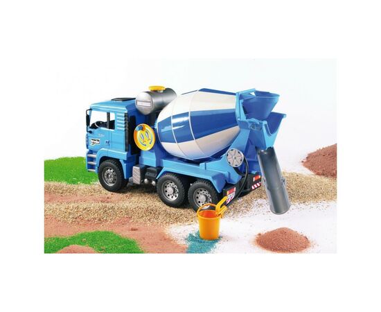 Спецтехника Bruder Бетоновоз MAN TGA Синий (02744), изображение 4 Спецтехника Bruder Бетоновоз MAN TGA Синий (02744), изображение 4