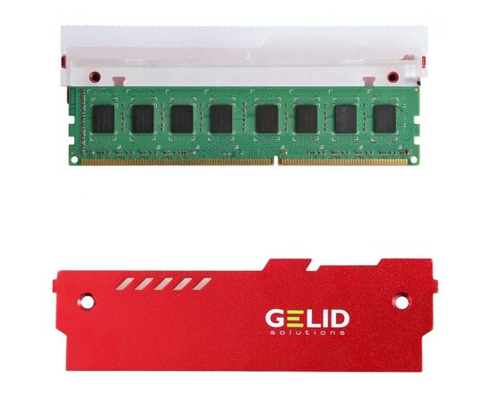 Охолодження для пам'яті Gelid Solutions Lumen RGB RAM Memory Cooling Red (GZ-RGB-02), зображення 3 Охолодження для пам'яті Gelid Solutions Lumen RGB RAM Memory Cooling Red (GZ-RGB-02), зображення 3