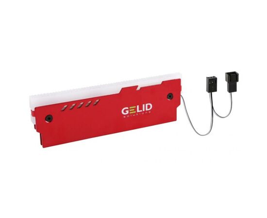 Охолодження для пам'яті Gelid Solutions Lumen RGB RAM Memory Cooling Red (GZ-RGB-02), зображення 4 Охолодження для пам'яті Gelid Solutions Lumen RGB RAM Memory Cooling Red (GZ-RGB-02), зображення 4