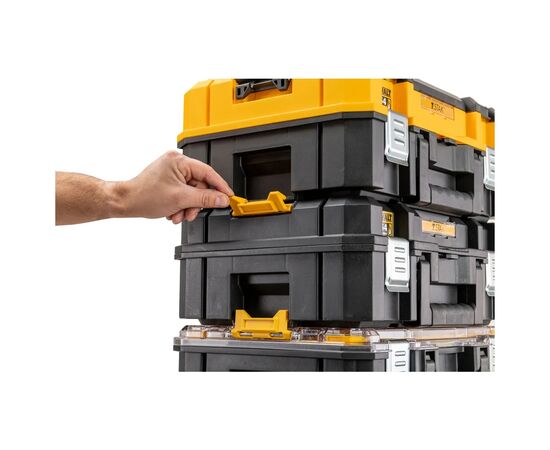 Ящик для инструментов DeWALT TSTAK 2.0 440х331х160 мм (DWST83345-1), изображение 6 Ящик для инструментов DeWALT TSTAK 2.0 440х331х160 мм (DWST83345-1), изображение 6