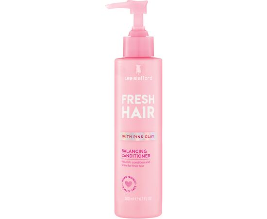 Кондиционер для волос Lee Stafford Fresh Hair Балансирующий с розовой глиной 200 мл (5060282702189)