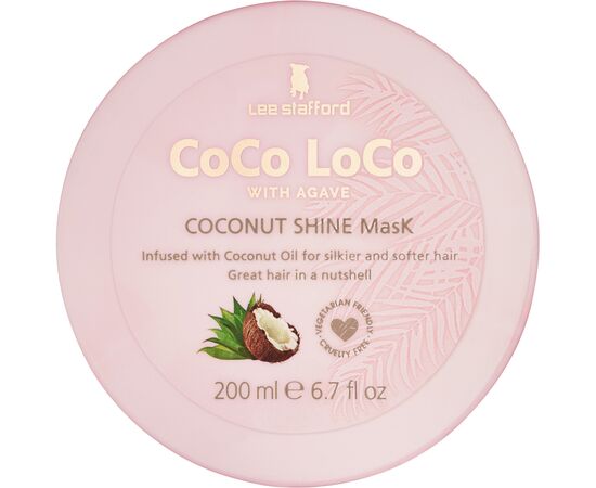 Маска для волос Lee Stafford Coco Loco с кокосовым маслом 200 мл (5060282703452), изображение 2 Маска для волос Lee Stafford Coco Loco с кокосовым маслом 200 мл (5060282703452), изображение 2
