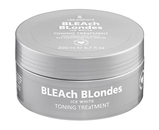 Маска для волосся Lee Stafford Bleach Blondes Ice White для попел. і сивих відтінків 200 мл (5060282702684)