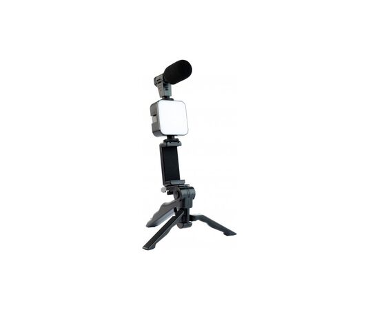 Набор блогера XoKo BS-050, tripod with lamp and holder, remote control, microph (XK-BS-050), изображение 2 Набор блогера XoKo BS-050, tripod with lamp and holder, remote control, microph (XK-BS-050), изображение 2