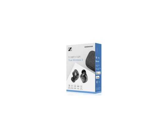 Наушники Sennheiser Momentum True Wireless 3 Graphite (700074), изображение 8 Наушники Sennheiser Momentum True Wireless 3 Graphite (700074), изображение 8