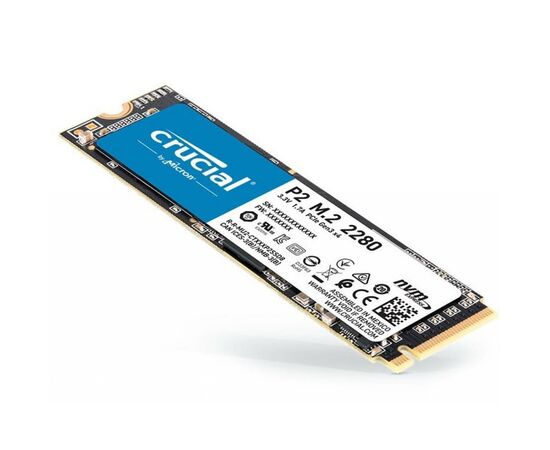 Накопичувач SSD M.2 2280 500GB Micron (CT500P2SSD8), зображення 2 Накопичувач SSD M.2 2280 500GB Micron (CT500P2SSD8), зображення 2