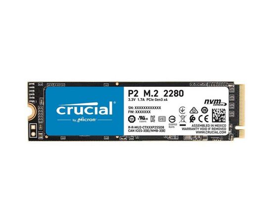 Накопичувач SSD M.2 2280 500GB Micron (CT500P2SSD8)