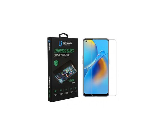 Стекло защитное BeCover Oppo A74 4G Crystal Clear Glass (707846)