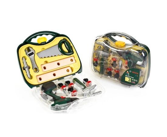 Игровой набор Bosch Сделай сам с шуруповертом (8584), изображение 2 Игровой набор Bosch Сделай сам с шуруповертом (8584), изображение 2