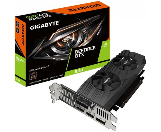Відеокарта GIGABYTE GeForce GTX1650 4096Mb OC LP D6 (GV-N1656OC-4GL)