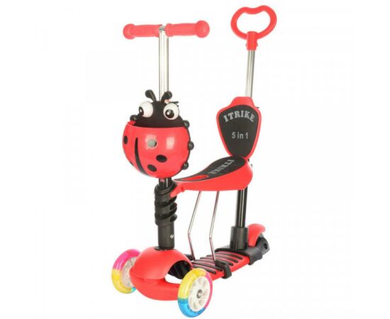 Самокат iTrike Maxi 5 в 1 Красный (JR 3-026-C red)