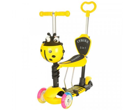 Самокат iTrike Maxi 5 в 1 Жевтий (JR 3-026-C yellow)