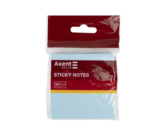 Бумага для заметок Axent 75x75мм, 100 листов синий (D3314-04), изображение 2 Бумага для заметок Axent 75x75мм, 100 листов синий (D3314-04), изображение 2