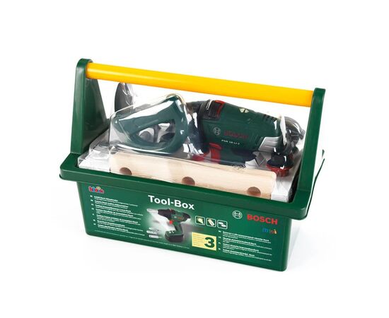 Игровой набор Bosch Набор инструментов в коробке (8520), изображение 3 Игровой набор Bosch Набор инструментов в коробке (8520), изображение 3