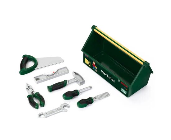 Игровой набор Bosch Ящик с инструментами для маленького мастера (8573), изображение 3 Игровой набор Bosch Ящик с инструментами для маленького мастера (8573), изображение 3