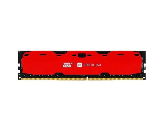 Модуль пам'яті для комп'ютера DDR4 16GB 2400 MHz Iridium Red Goodram (IR-R2400D464L17/16G)