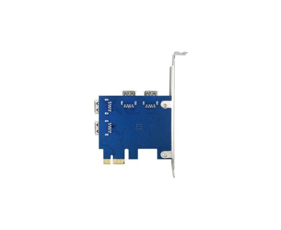 Адаптер Dynamode PCI-E x1-x16 to 4 PCI-E USB3.0 (RX-riser-card-PCI-E-1-to-4), изображение 2 Адаптер Dynamode PCI-E x1-x16 to 4 PCI-E USB3.0 (RX-riser-card-PCI-E-1-to-4), изображение 2