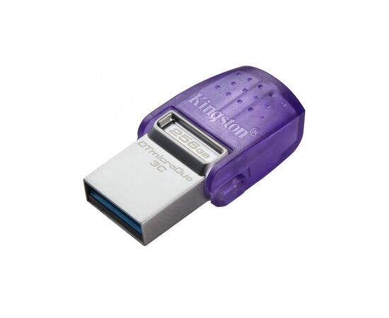 USB флеш накопитель Kingston 256GB DataTraveler microDuo 3C USB 3.2/Type C (DTDUO3CG3/256GB), изображение 2 USB флеш накопитель Kingston 256GB DataTraveler microDuo 3C USB 3.2/Type C (DTDUO3CG3/256GB), изображение 2