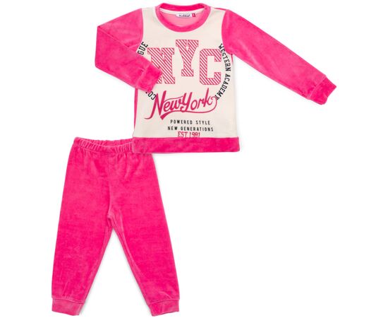 Пижама Matilda велюровая (7571-3-116G-pink)