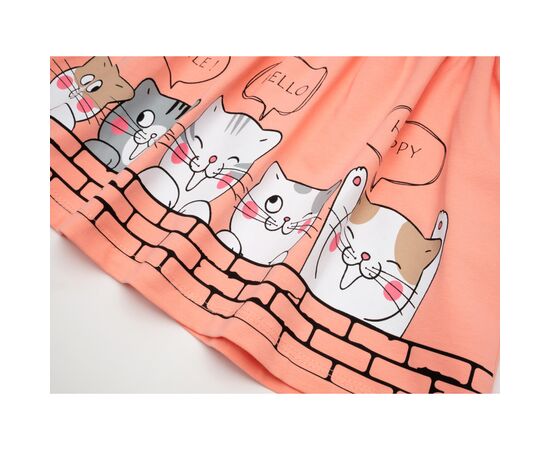 Платье Breeze с котиками (17920-98G-peach), изображение 4 Платье Breeze с котиками (17920-98G-peach), изображение 4