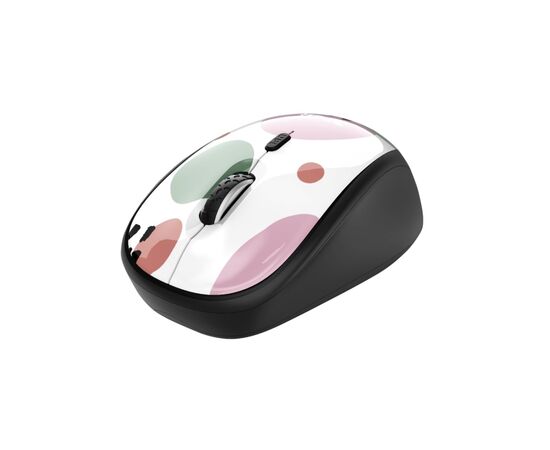 Мышка Trust YVI Wireless Pink Circles (24441), изображение 7 Мышка Trust YVI Wireless Pink Circles (24441), изображение 7