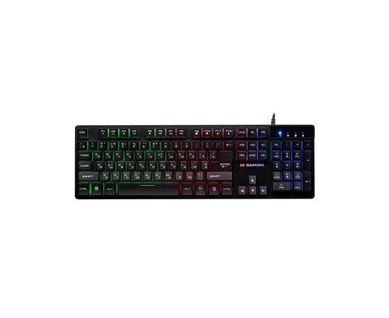 Клавіатура 2E Gaming KG280 LED Ukr USB Black (2E-KG280UB)
