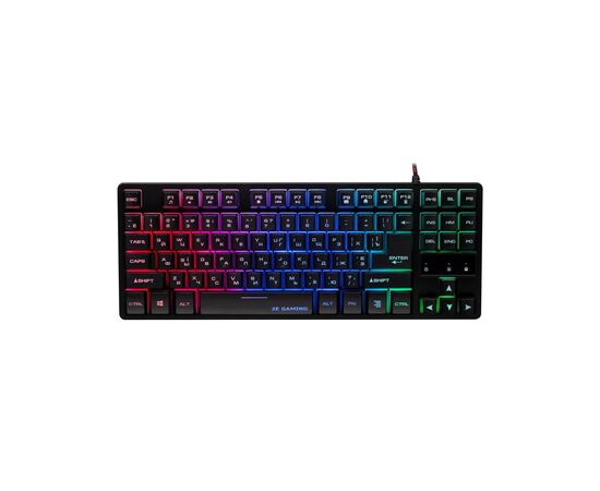 Клавиатура 2E Gaming KG290 LED Ukr USB Black (2E-KG290UB)