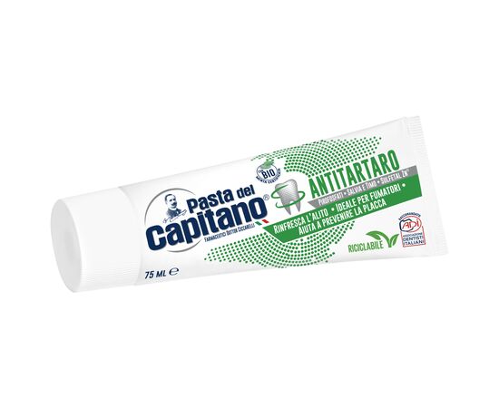 Зубна паста Pasta del Capitano Antitartaro Проти зубного каменю 75 мл (8002140039119)
