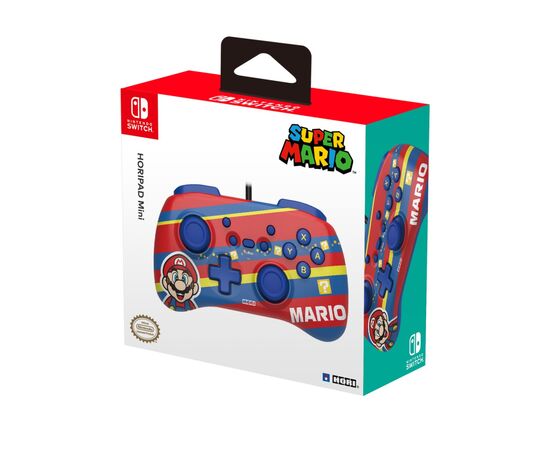 Геймпад Hori Horipad Mini (Mario) для Nintendo Switch Red/Blue (810050910835), изображение 5 Геймпад Hori Horipad Mini (Mario) для Nintendo Switch Red/Blue (810050910835), изображение 5