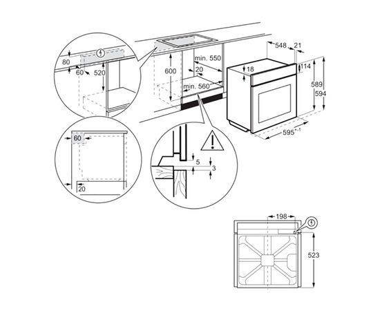 Духовой шкаф Electrolux OED5H70X, изображение 8 Духовой шкаф Electrolux OED5H70X, изображение 8