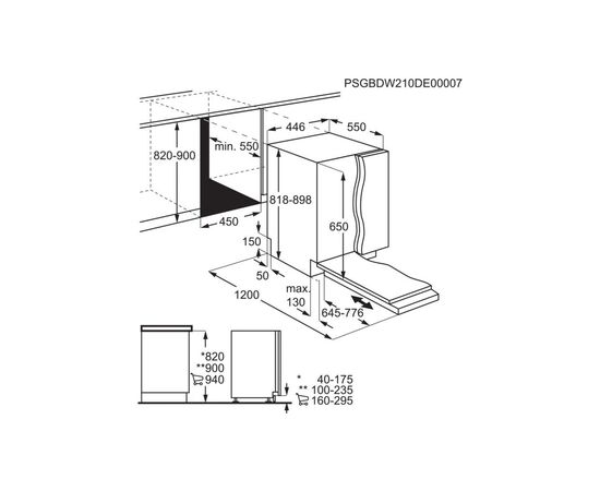 Посудомийна машина Electrolux EEA913100L, зображення 8 Посудомийна машина Electrolux EEA913100L, зображення 8