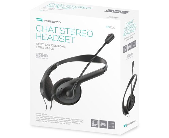 Наушники Fiesta Mic FIS1020 Stereo USB (FIS1020), изображение 7