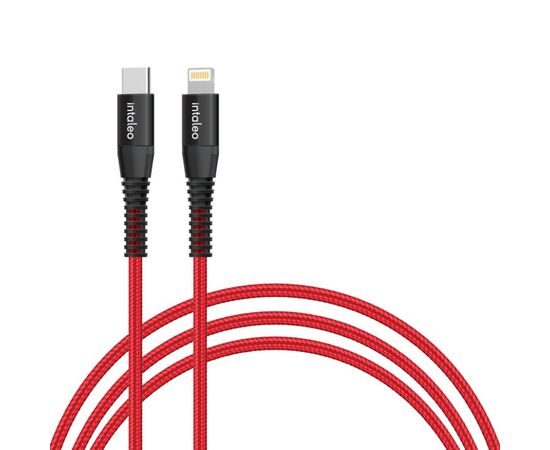 Дата кабель USB Type-C to Lightning 18W 1,2m CBRNYTL1 red Intaleo (1283126504129)