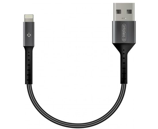 Дата кабель USB 2.0 AM to Lightning 0.2m Intaleo (1283126495618)