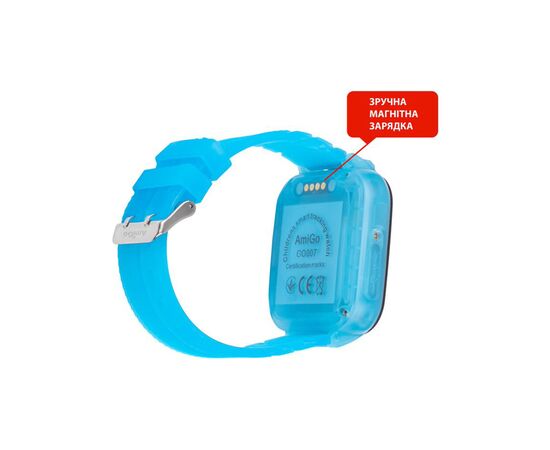 Смарт-часы Amigo GO007 FLEXI GPS Blue, изображение 3 Смарт-часы Amigo GO007 FLEXI GPS Blue, изображение 3